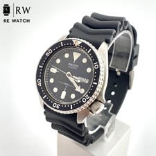 SEIKO Quartz Diver's Watch 7548-7000 150m Black Stainless Steel 40mm Used