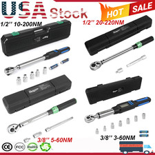 Chiave dinamometrica regolabile 1/2" 3/8" 1/4" unità chiave dinamometrica digitale/meccanica 