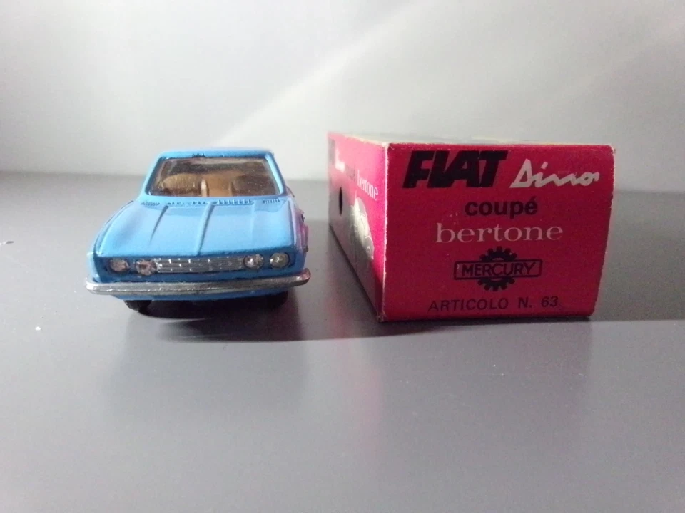 MERCURY Fiat Dino coupè Bertone no.63 scale 1/43 Made in Italy - Immagine 3 di 4