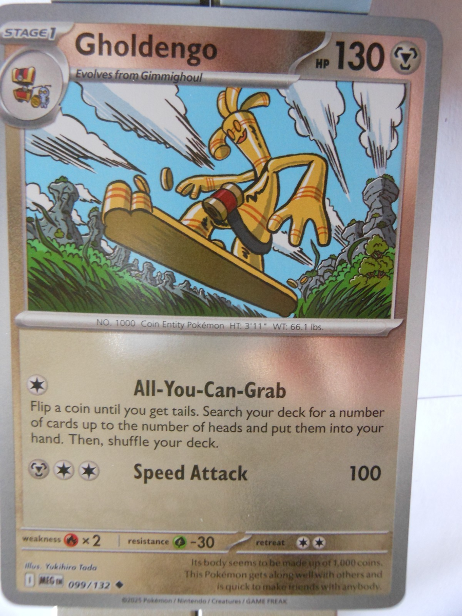 146PK099r - Gholdengo - 99/132 - Mega Evolution (MEG) - Uncommon