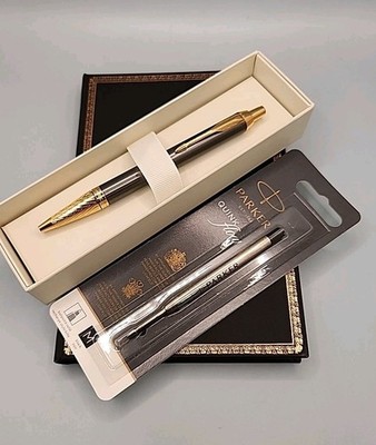 Parker IM Ballpoint Arrow Pen and Paperblanks Black Edition Hardcover Journal