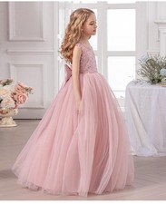 Pageant Dress Kids Princess Girls Evening Dress Flower Girl Tulle Wedding Party