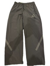 ADIDAS MENS  Z.N.E. WOVEN LOOSE FIT STRAIGHT LEG BLACK TRACK PANTS MEDIUM NWT