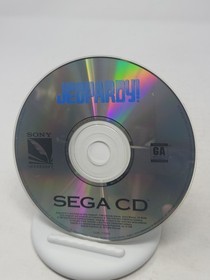 Jeopardy (Sega CD, 1994) Complete In Box CIB - Authentic, Tested, Working