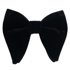 Mantieqingway Velvet Bow Ties for Men Oversize Pre-tie Bowtie Cufflink Pock S...