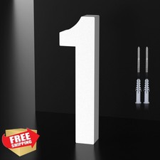 useNumber House Numbers 5 Inch White