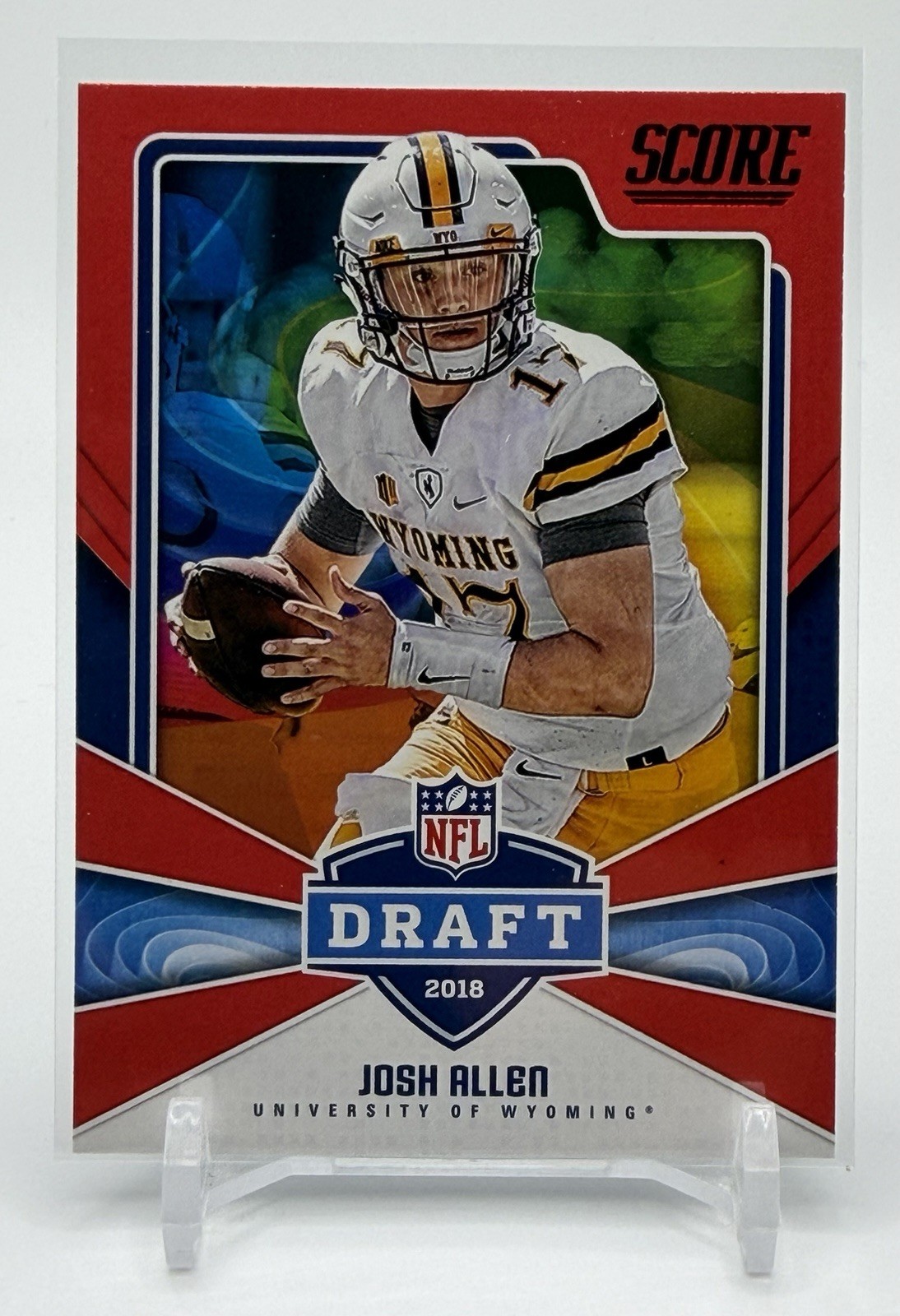 Panini 2018 Score NFL Draft Josh Allen Red Parallel Rookie Card #5