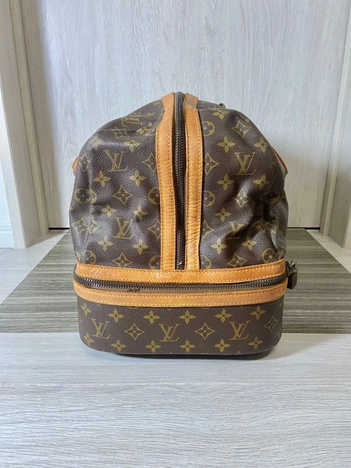 Auténtica bolsa de viaje de golf Louis Vuitton con monograma Sac Sports Boston Foto 3 de 4
