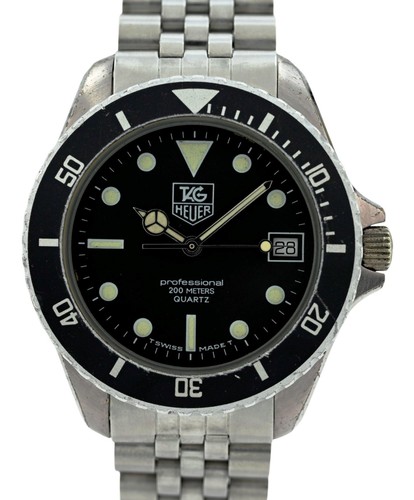 Tag 261 Tag Heuer 37mm Men's Professional 1000 Series Watch Jubilee 261/3! Ref ...