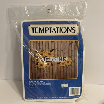 Vintage 90 s Temptations Welcome Kit Linda Ruck Floral SEALED