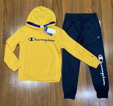 Champion Youth Boys Hoodie Pants Tracksuit Set Size 8 S New