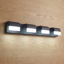 30 inch Bathroom Dimmable LED Vanity Light 4-Lights Mirror Wall Sconce Fixture