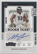 2021 Panini Contenders Rookie Ticket Marlon Tuipulotu #231 Auto 1d4