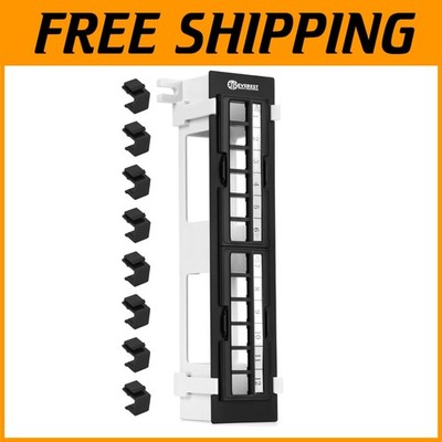 Vertical/Horizontal Installation Keystone Patch Panel