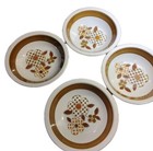 4pc Set Of Rare Vintage Mikasa Meadow View Soup Cereal Bowl Cera-Stone MCM