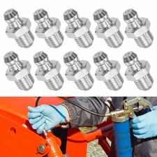 Dauerhaft Neu Praktisch Zubehör 10pcs Faden Gerade Hydraulikfettanpassung