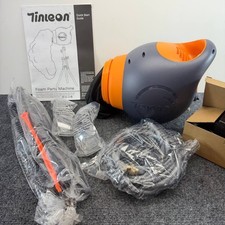 Tinleon Schiuma Macchina per Feste con Supporto Treppiede e Occhiali - Schiumatrice Portatile Nuova