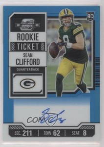2023 Contenders Optic Ticket RPS Teal Prizm /99 Sean Clifford Rookie Auto RC
