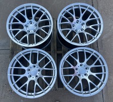 19x919x10 Staggered Csl Style Wheels For Bmw E46 M3 Silver 19 Concave Rims