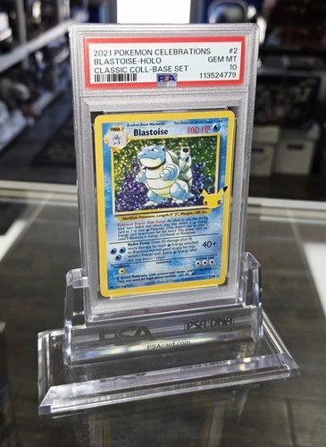 BLAS-TASTIC 2021 POKEMON Celebrations Classic #2 Blastoise Holo PSA 10 Gem MINT!