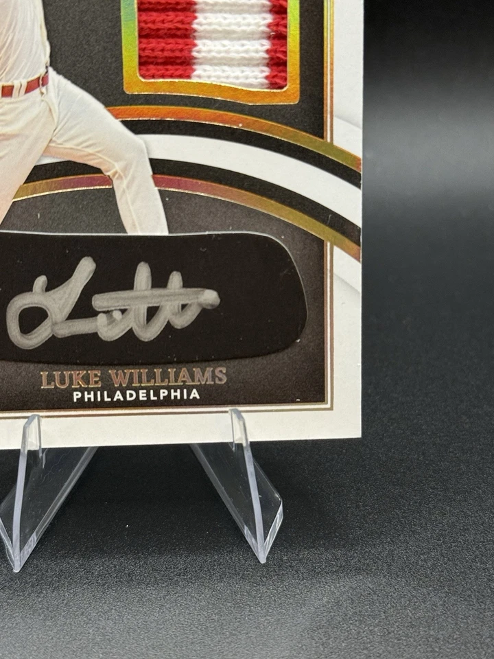 2022 Panini Immaculate Collection - Prime Relics Black Luke Williams /10- CC1 - Image 4 of 4