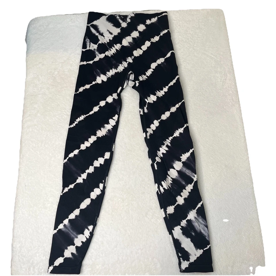 Victoria's Secret PINK Ribbed Stretch Tie Dye Leggings Size Small - Image 2 of 4