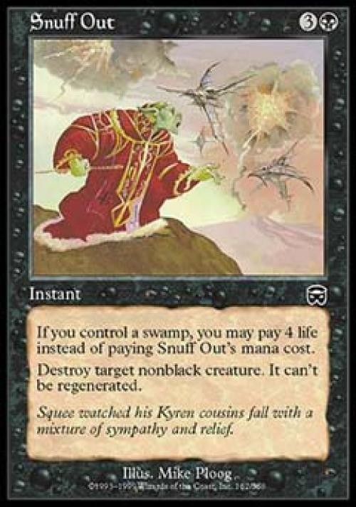 MTG English Snuff Out NM Normal Mercadian Masques