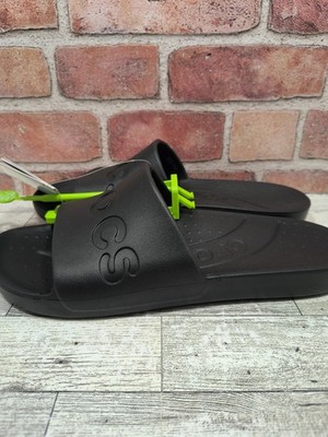 Crocs Essentials Slide Men's 9 Women's 11 Black Comfort 210088-001 NWT