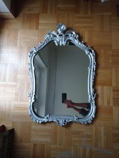 Spiegel Barock Shabby Chic silber groß
