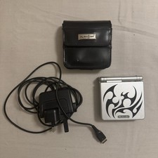Nintendo Game Boy Advance SP Tribal Edition Handheld Console Case And Charger
