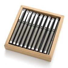 0.7mm Black Ink Gel Ink Rollerball Pens 2 in 1 Medium Point Pens with Stylus ...