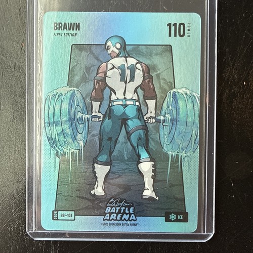 2026 Bo Jackson Battle Arena Blue Battlefoil Ice Brawn AJ Brown  BBF-103