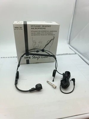 STAGELINE Stage Line IMG Hm-30 Dynamic headset microphone - Microfono ad archetto nero