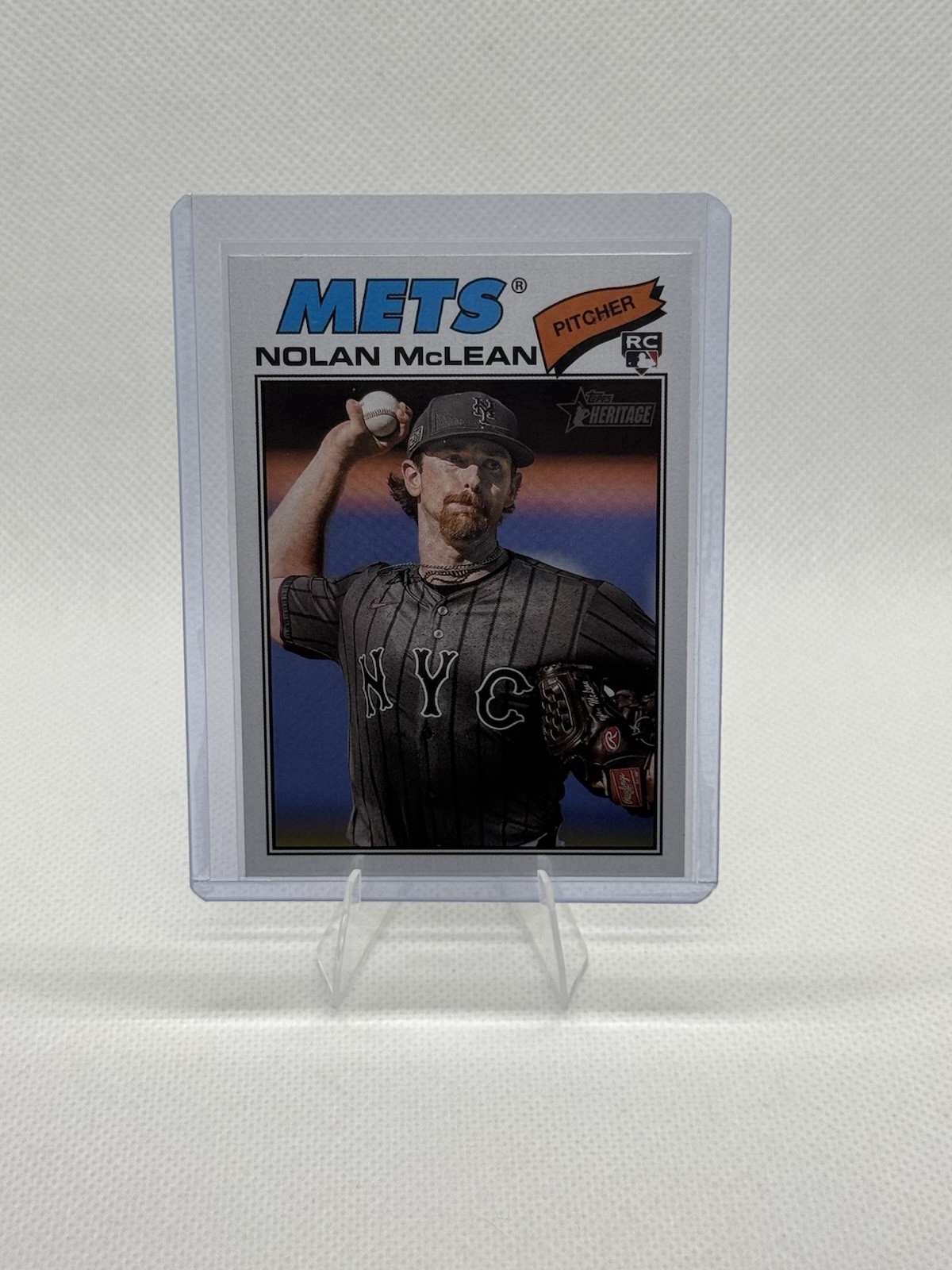 Nolan McLean New York Mets - 2026 Topps Heritage #150 RC Rookie