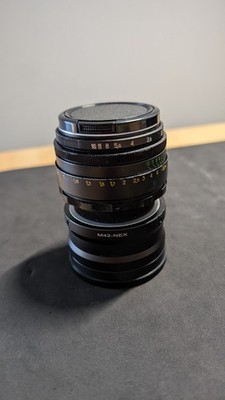 Helios 44-2 58mm f2 Soviet portrait Lens with Sony E-mount (manual focus)