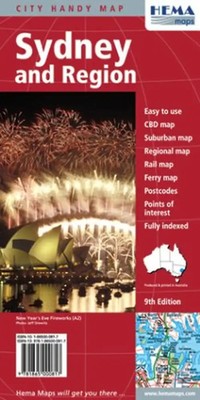 Sydney + Region Handy Map 1 : 100 000 / 1 : 350 000