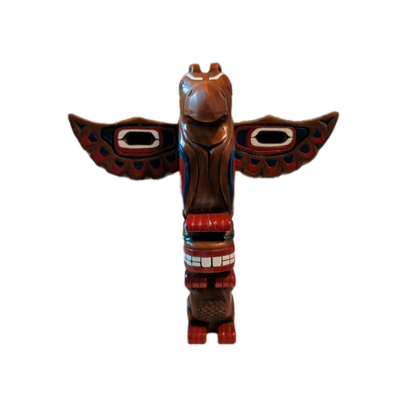 Torem pole hand made, hand painted,  Alaska