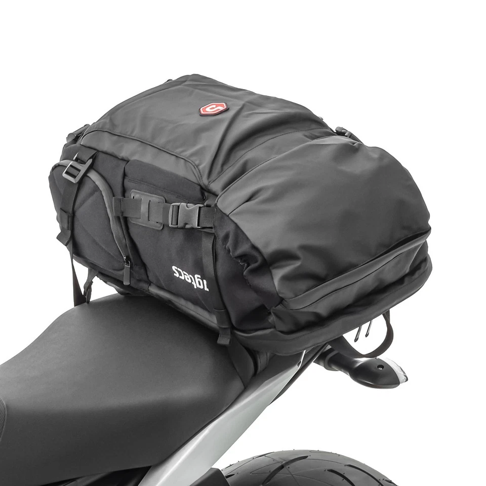 Motorrad Rucksack Hecktasche HX5 wasserdicht mit Helmhalterung 45L C-Ware - Bild 3 von 4