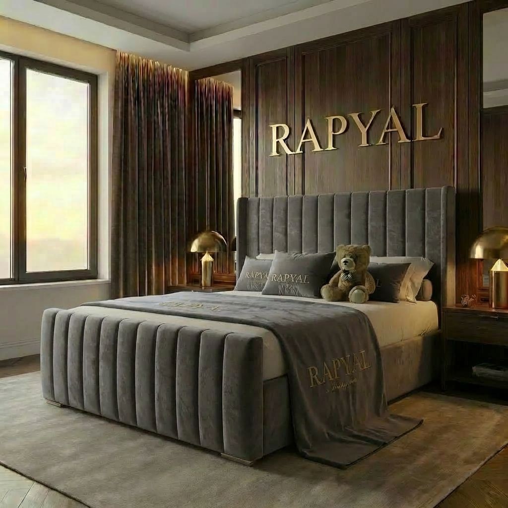 Upholstered Ottoman Bed, Single Bed Frame UKFR Linen Fabric Grey Ottoman Storage Bed With Gas Lift End Opening Wooden Slats With Storage Bed (3ft Grey Single Bed Frame 100 x 204, No Mattress) 23 OTTOMAN STORAGE BED PANEL PLUSH VELVET UPHOLSTERED BED FRAME- WINGED HEADBOARD