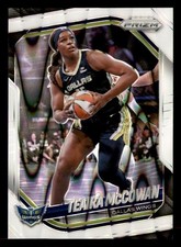 2025 Panini Prizm WNBA #48 Teaira McCowan White Seismic Prizms