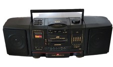 JVC PC-X200 Hyper-Bass Boombox Portable Audio System 1989-91 - Partially Works