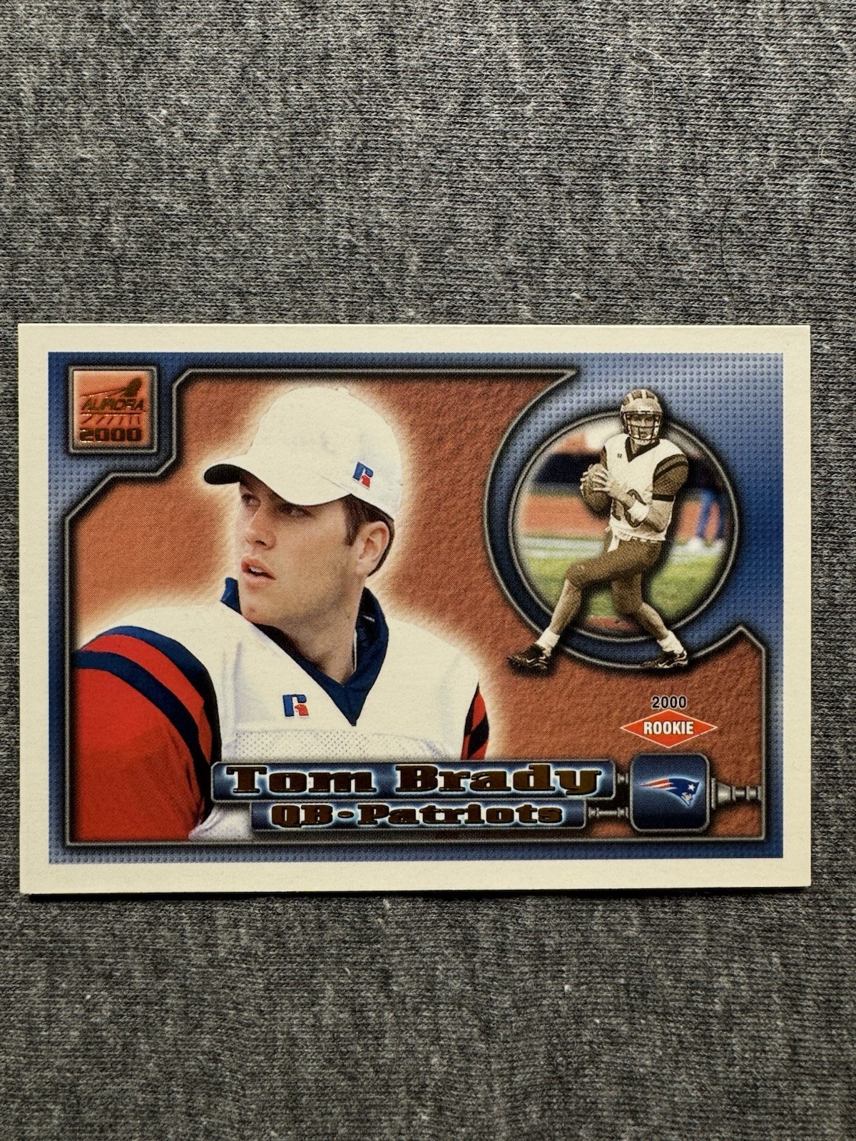 2000 Pacific Aurora - Tom Brady #84 (RC)