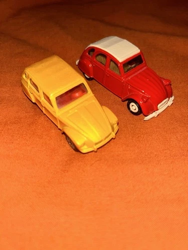 Corgi (Britain) And Giodi (Italy) - Citroen Bundle 2CV6 - Dyane, Vintage Rare