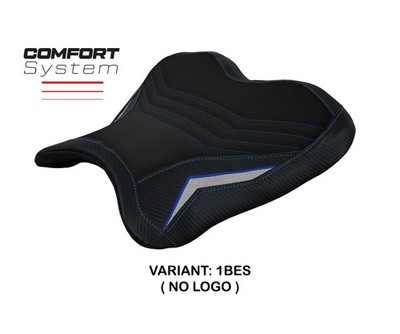 Seat cover Rider Hernals NO LOGO Comfort Sys Blue-Silver TPZ YAMAHA R1 2015 2022