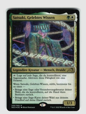 MTG - Satsuki, the Living Lore/Satsuki, Gelebtes Wissen - *FOIL* - NEO - DE - EX
