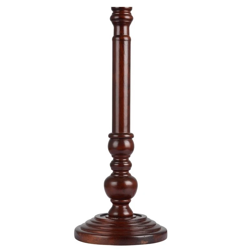 19" Wood Candlestick Table Lamp Base 2 Pack Transitional Design Office Dorm New - Image 3 of 4