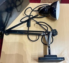 LARGE ANGLEPOISE LAMP THE ORIGINAL 1227 LATER MODEL BLACK DESK 2 STEP TIER LIGHT