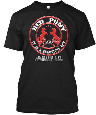 Red Pony Cafe 1 T-Shirt Made in the USA Size S to 5XL