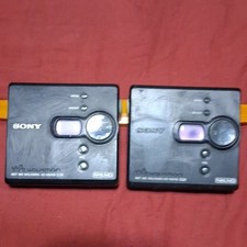 Sony MZ-NE410 Walkman MiniDisc Player Black with Headphone Jack
