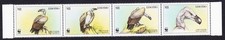 Lesotho WWF Cape Vulture Birds Strip of 4v 1998 MNH SG#1378-1381